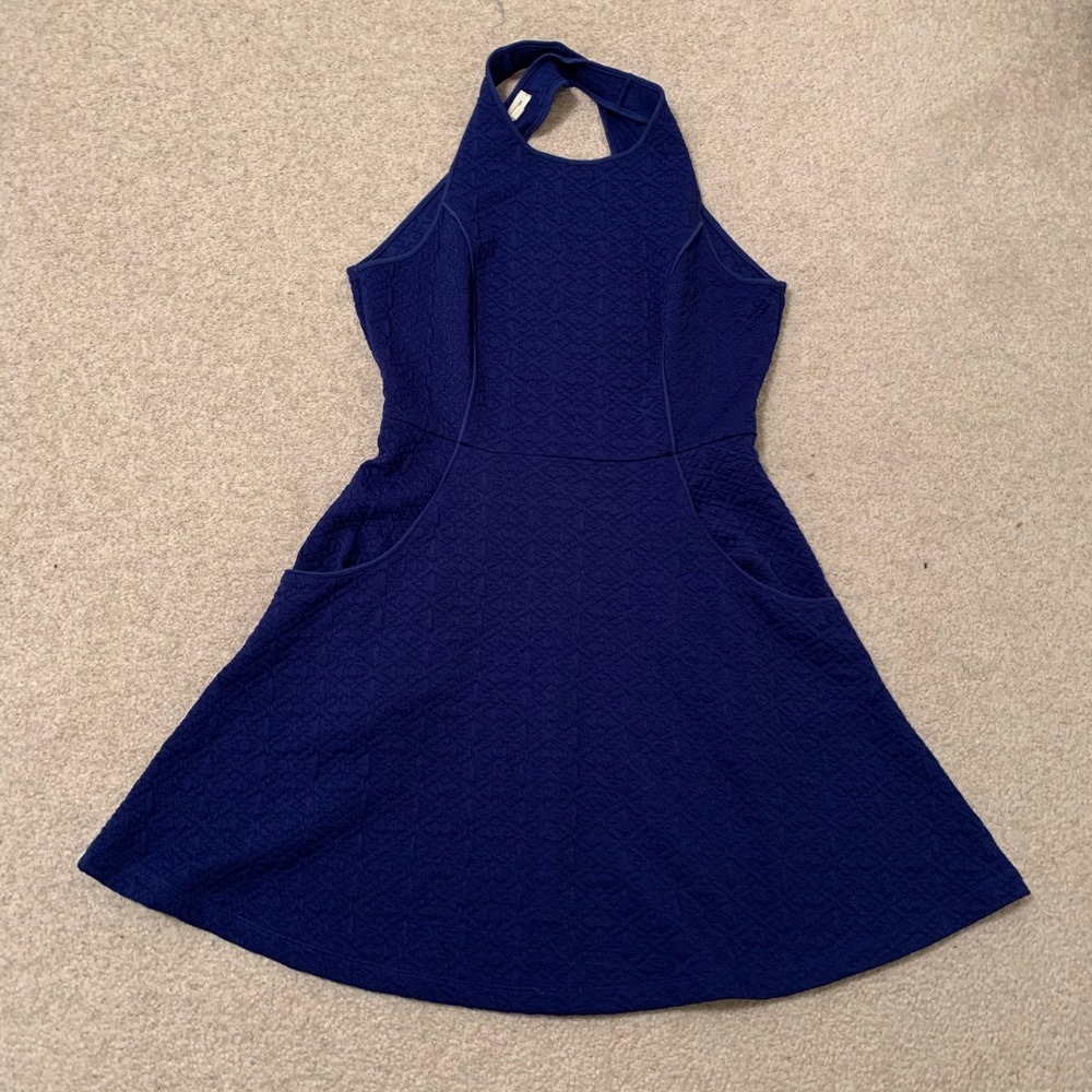 Blue Dress With Pockets Urban Outfitters